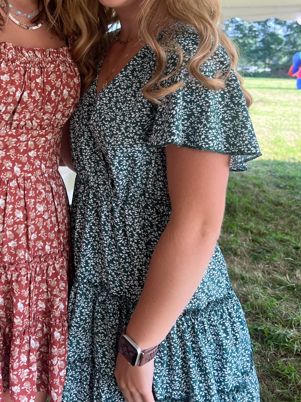 Floral Ruffle Dress Size Small - Picture 3 of 3